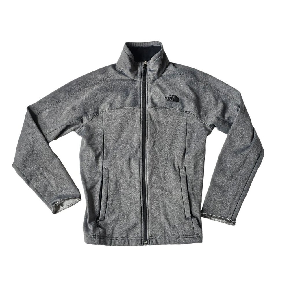 The North Face Canyon Flats Jacket Size Small Gray Full Zip Fleece